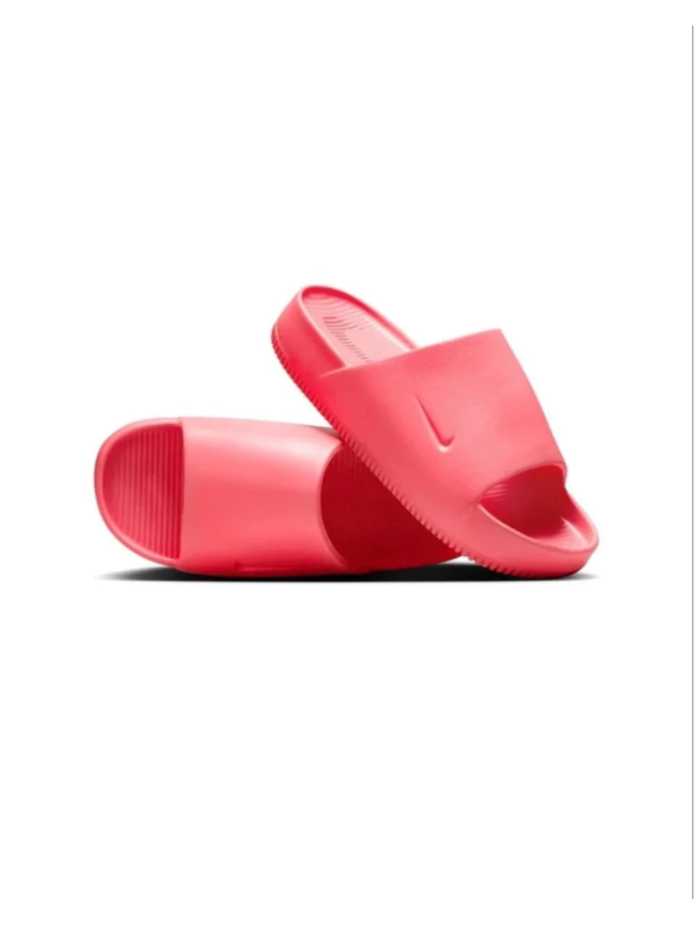 Nike Calm Slides Womens Size 11 Pink Slip On Sandals Comfort NWT